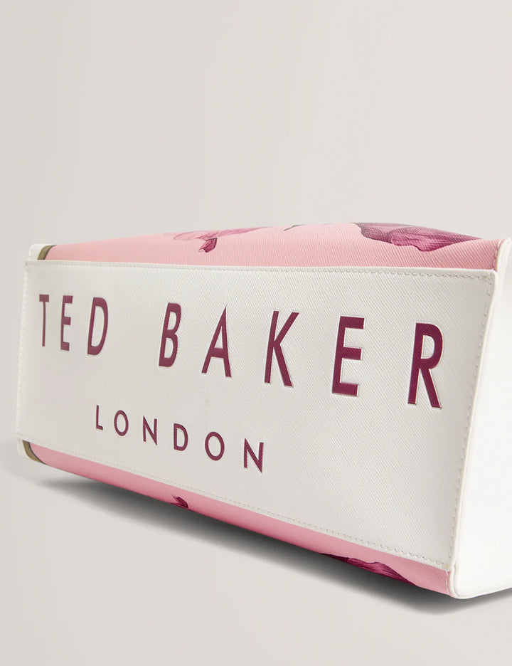 Ted Baker Printed Flower Medium Icon Bag | Ivory