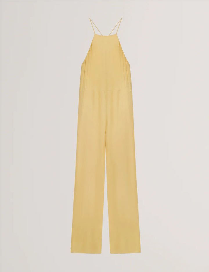 Ted Baker Innzia Belted Halter Neck Jumpsuit | Yellow