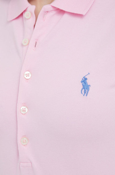 Ralph Lauren Slim Fit Stretch Polo Shirt | Carmel Pink