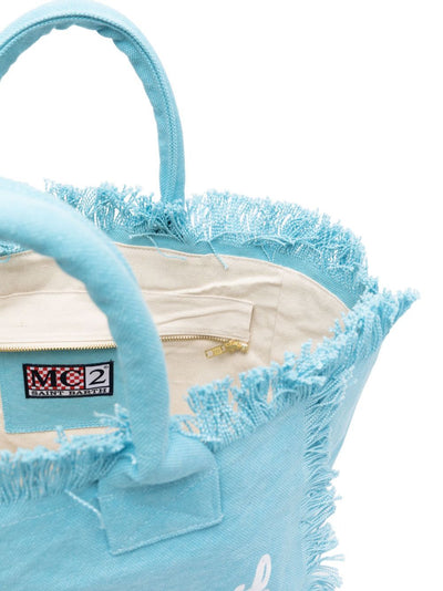 MC2 Saint Barth Vanity Canvas Bag | Light Blue