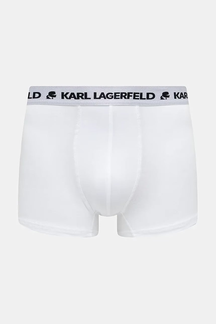 Karl Lagerfeld Logo Monochrome Trunk 3 Pieces | Black/Grey/White