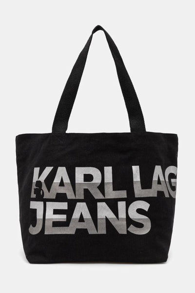 Karl Lagerfeld Big Logo Shopper Bag | Black