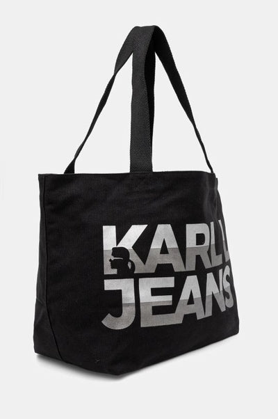 Karl Lagerfeld Big Logo Shopper Bag | Black