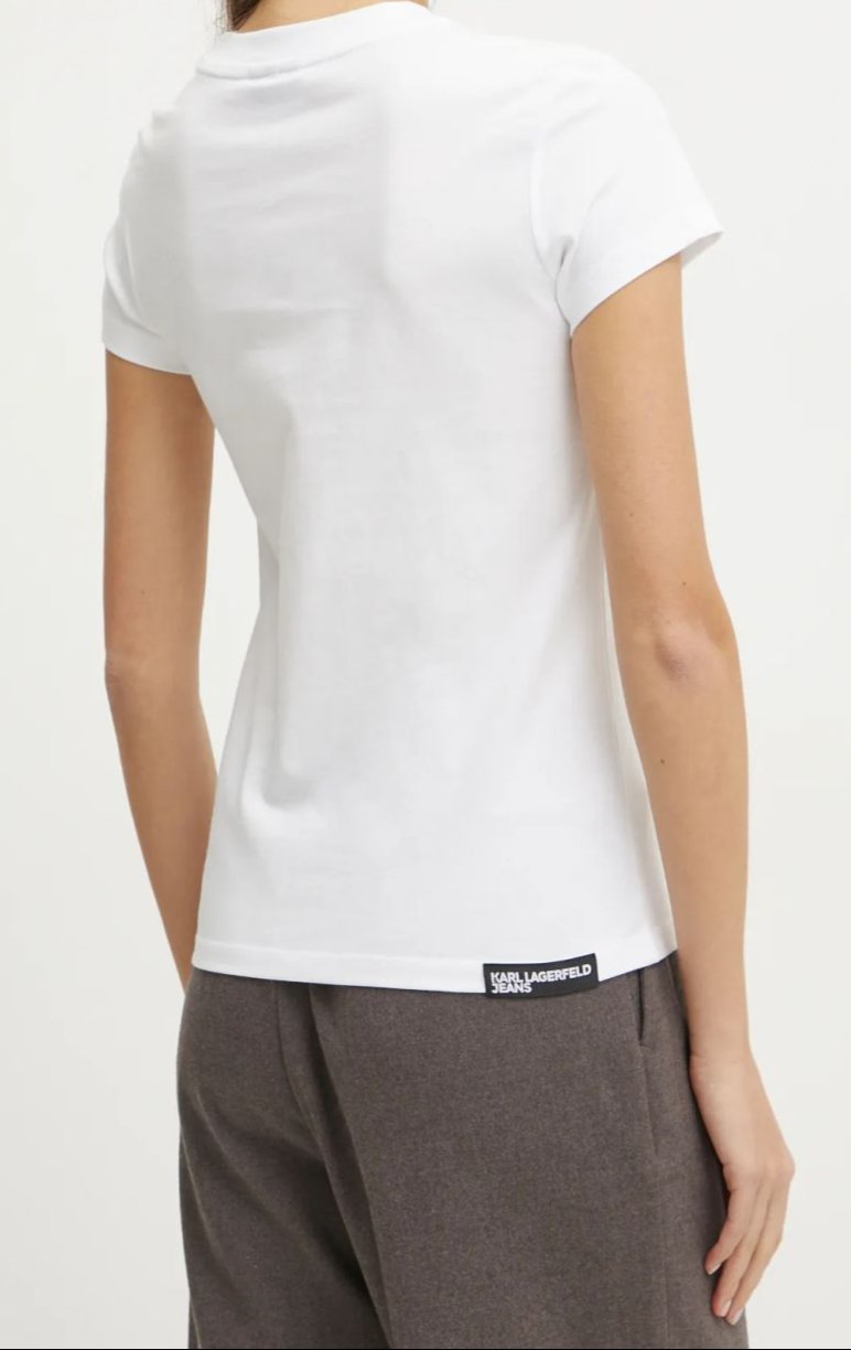 Karl Lagerfeld Slim Fit T-shirt | White