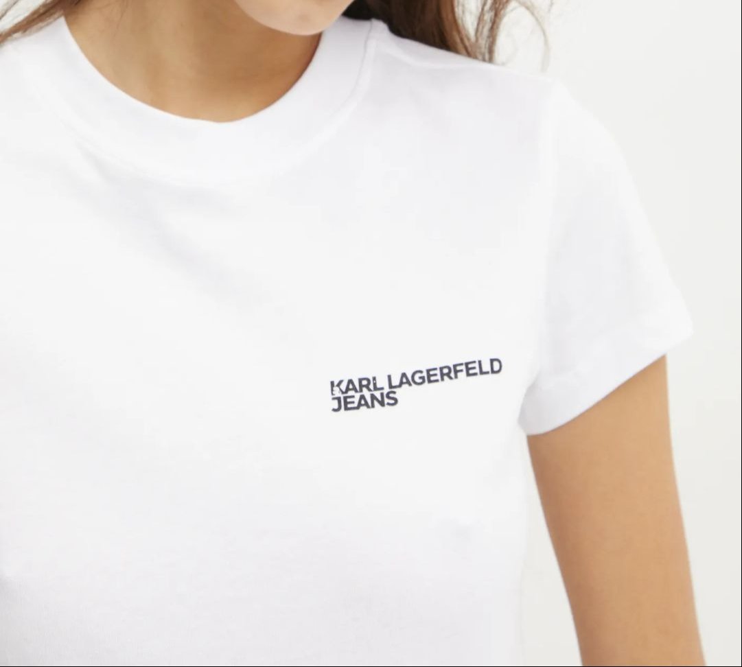 Karl Lagerfeld Slim Fit T-shirt | White