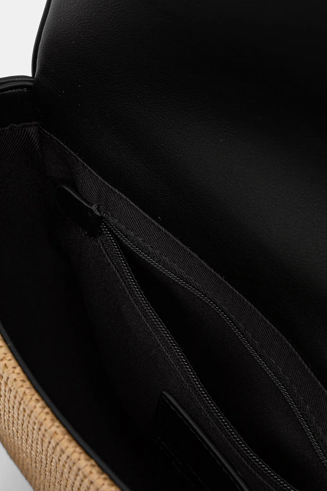 Karl Lagerfeld Box Logo Raffia Saddle Bag | Natural