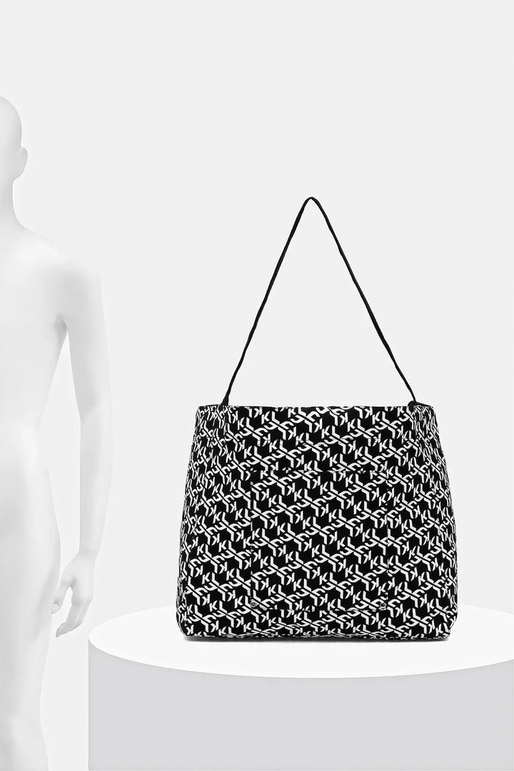 Karl Lagerfeld Reversible Shopper Bag | Black/White