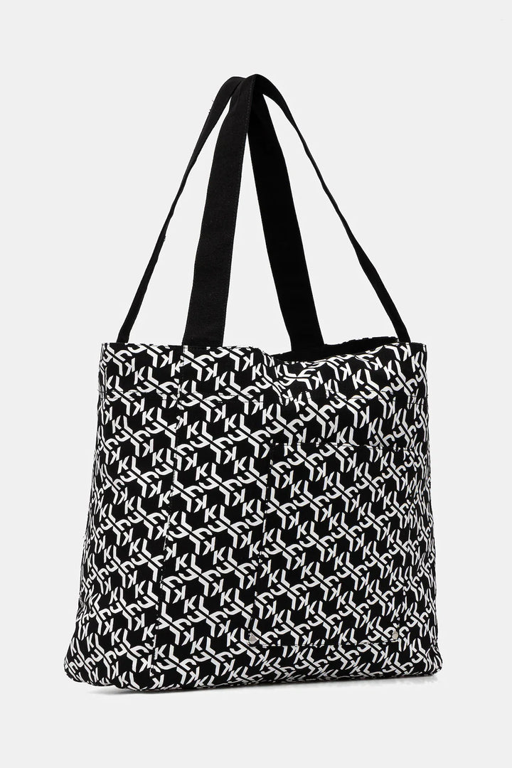 Karl Lagerfeld Reversible Shopper Bag | Black/White