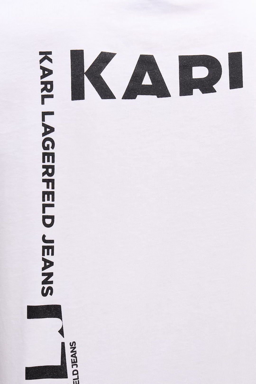 Karl Lagerfeld Regular Frame Logo Men's T-shirt | White