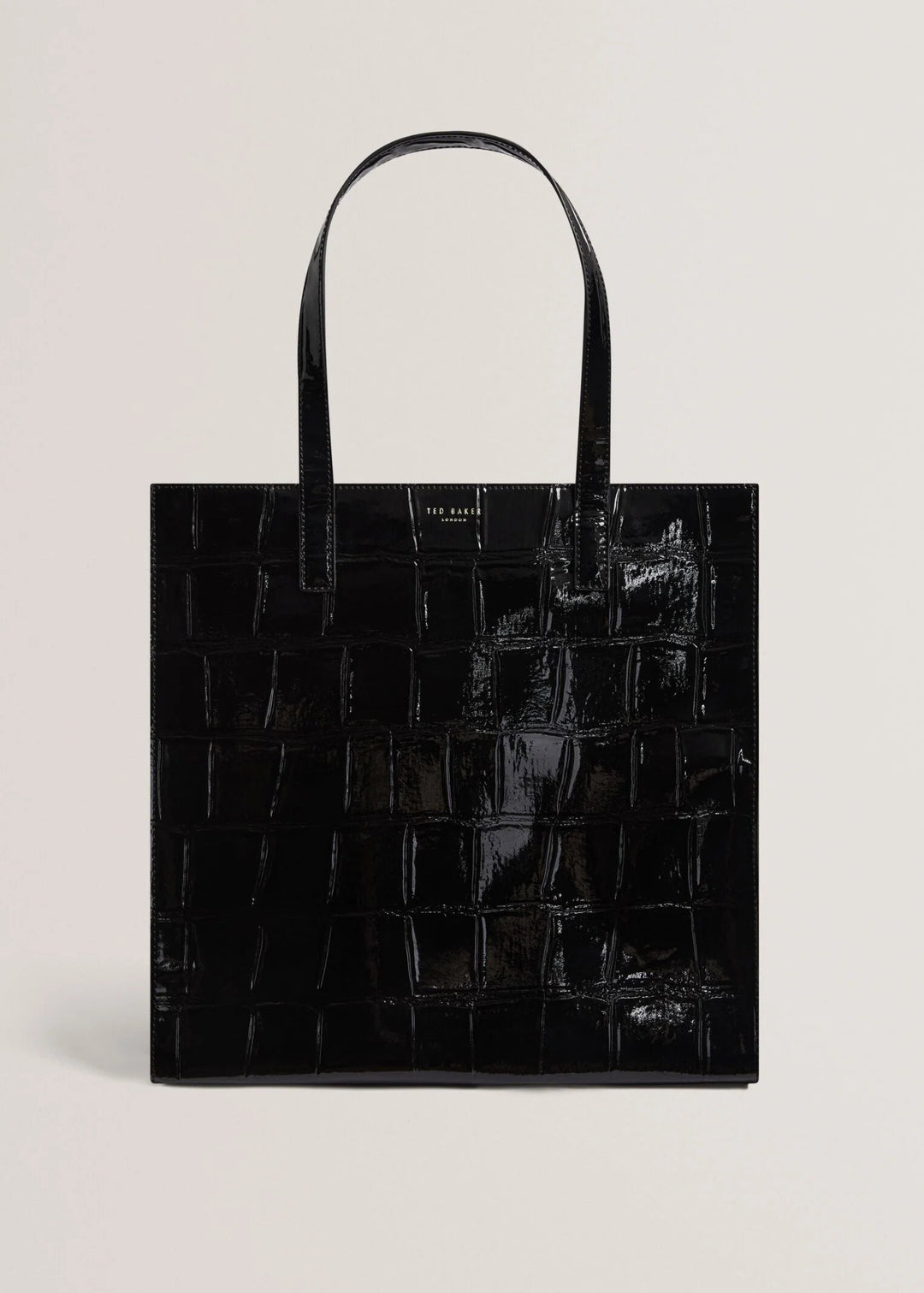 Ted Baker Vannda Croc Effect Large Icon Bag | Black