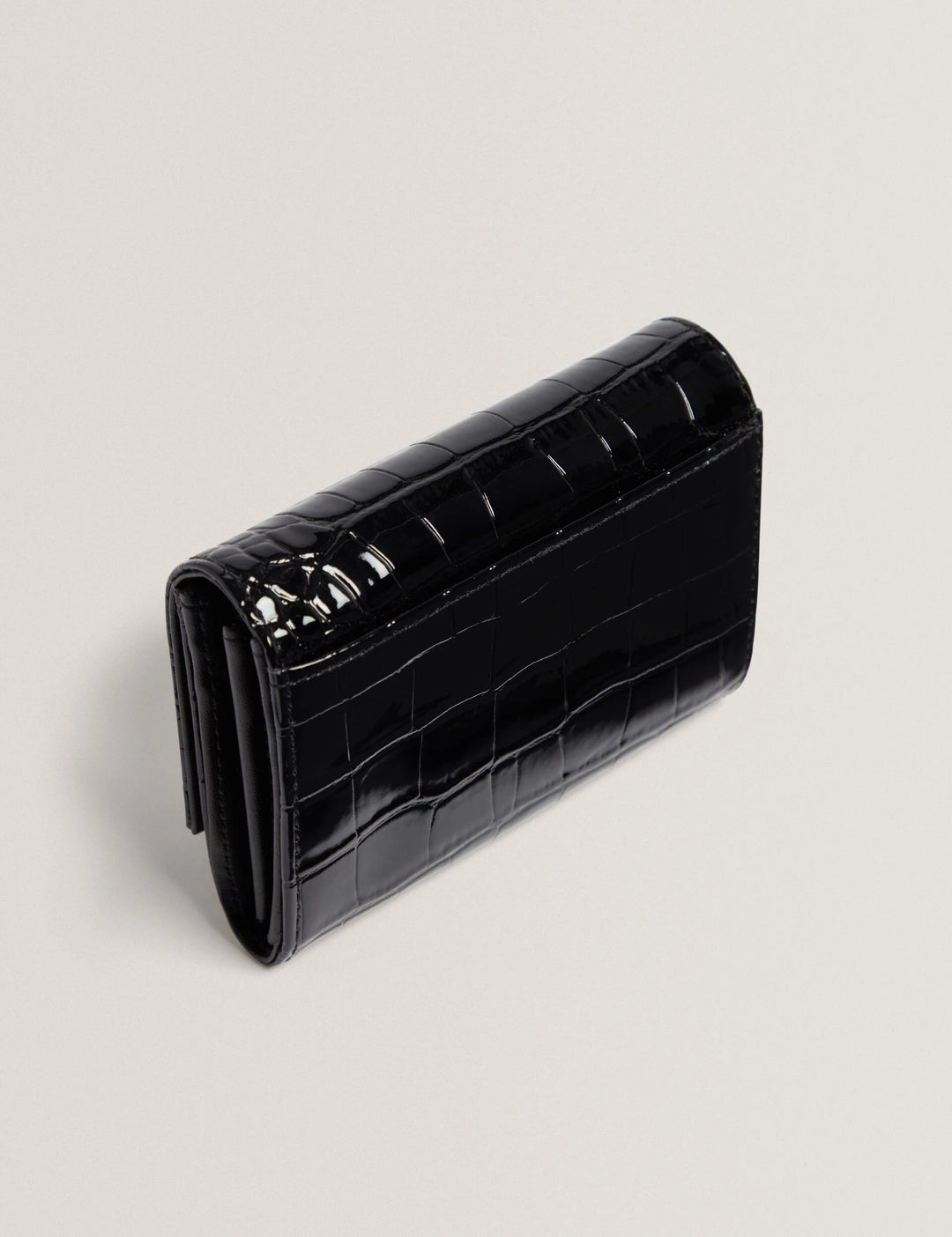 Ted Baker Valliaa Croc Effect Small Purse | Black