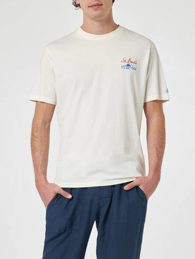 MC2 Saint Barth Cotton T-shirt | White