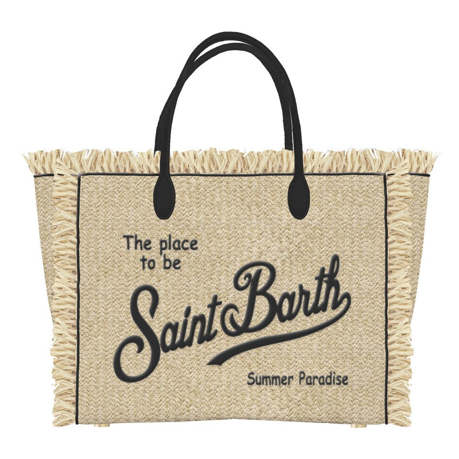 MC2 Saint Barth Vanity Straw Tote Bag | Beige
