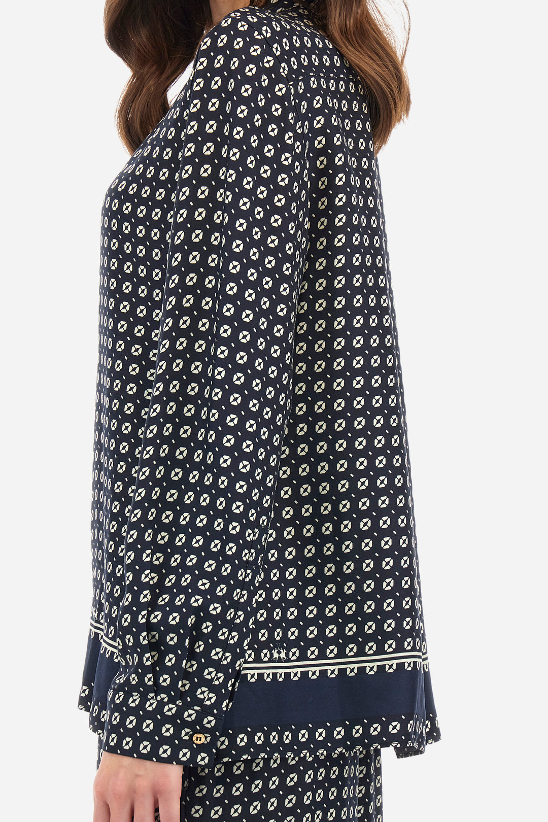La Martina Regular Fit Viscose Shirt - Adriana | Navy