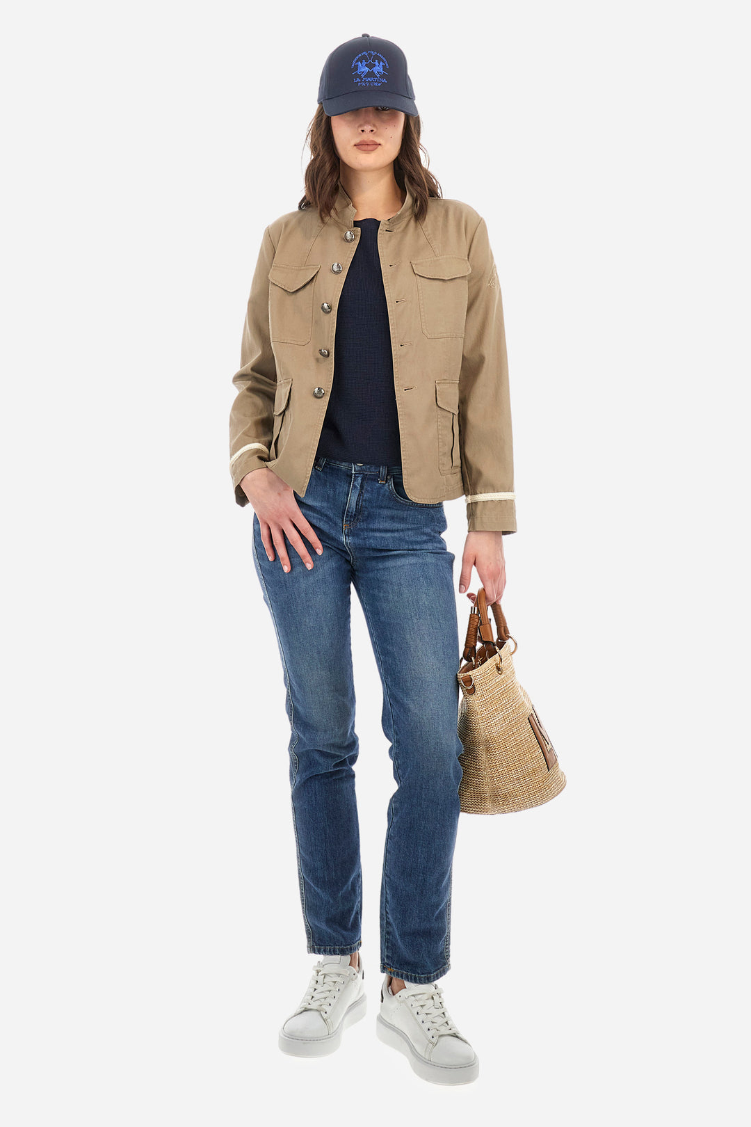La Martina Regular-fit Cotton and Modal Jacket - Agatha | Beige