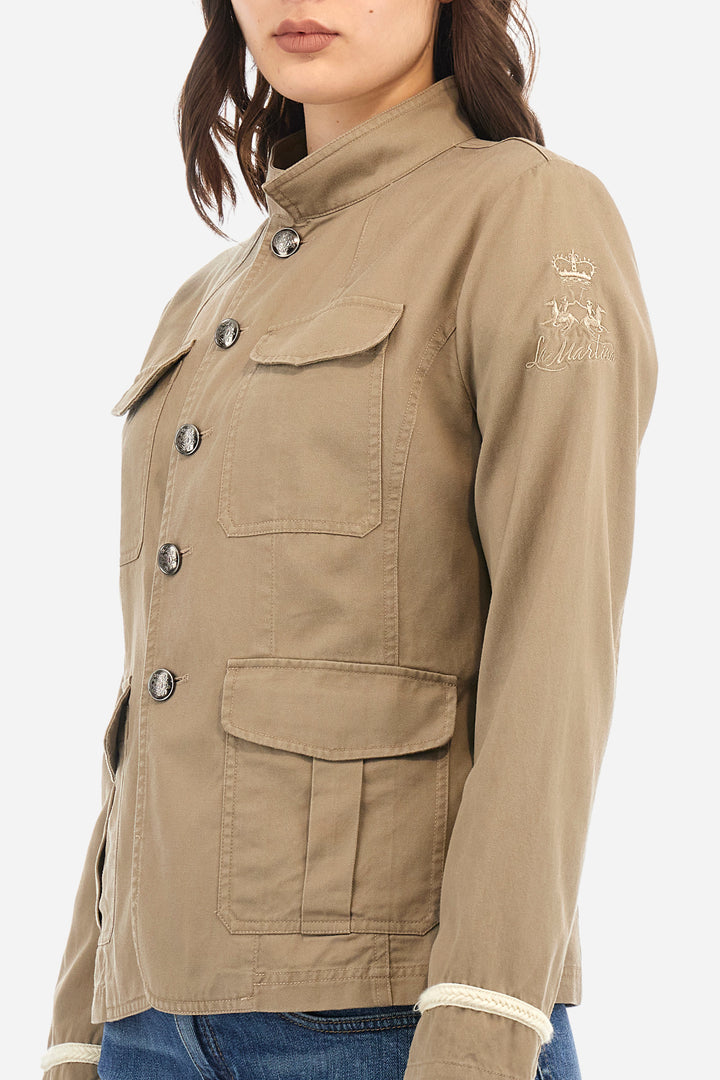La Martina Regular-fit Cotton and Modal Jacket - Agatha | Beige