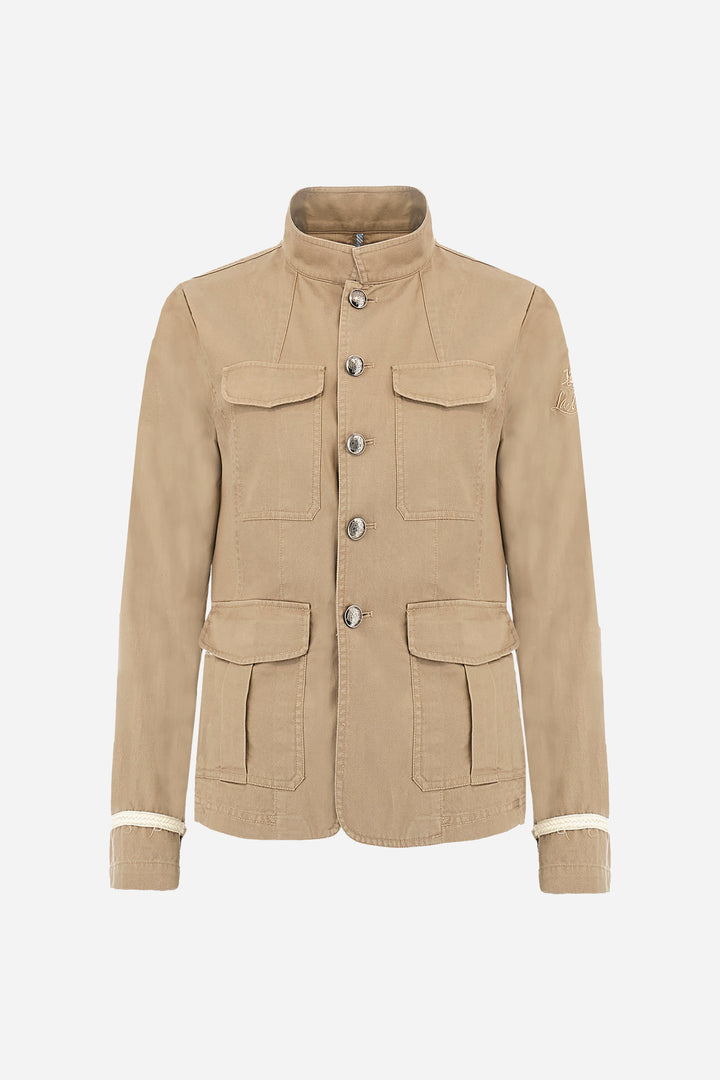 La Martina Regular-fit Cotton and Modal Jacket - Agatha | Beige