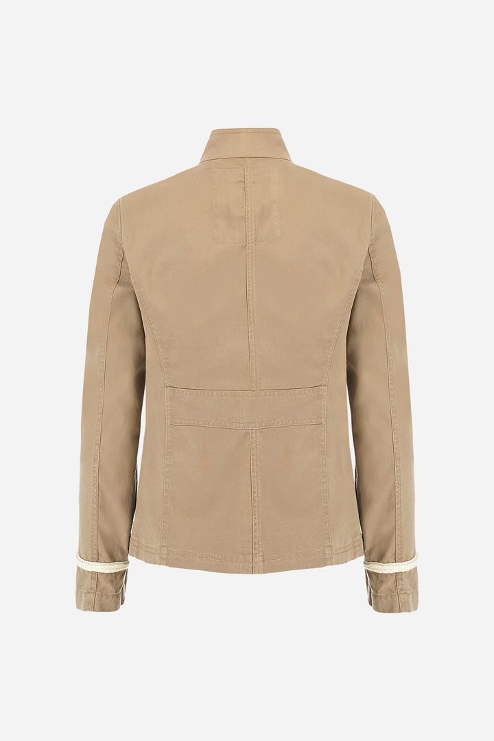 La Martina Regular-fit Cotton and Modal Jacket - Agatha | Beige