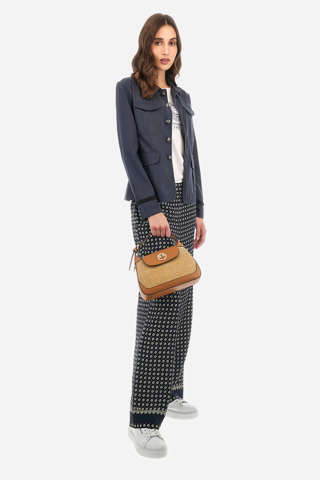 La Martina Regular-fit Cotton and Modal Jacket - Agatha | Navy