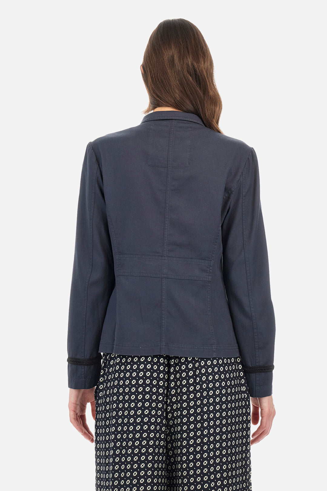 La Martina Regular-fit Cotton and Modal Jacket - Agatha | Navy
