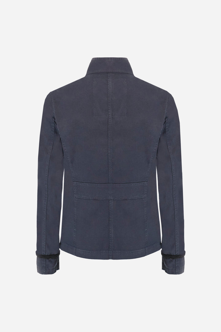 La Martina Regular-fit Cotton and Modal Jacket - Agatha | Navy