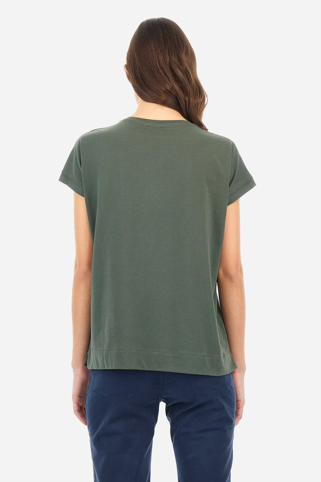 La Martina T-shirt in Jersey Cotton in Regular Fit - Adelina | Olive