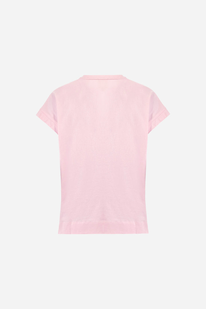La Martina T-shirt in Jersey Cotton in Regular Fit - Adelina | Pink