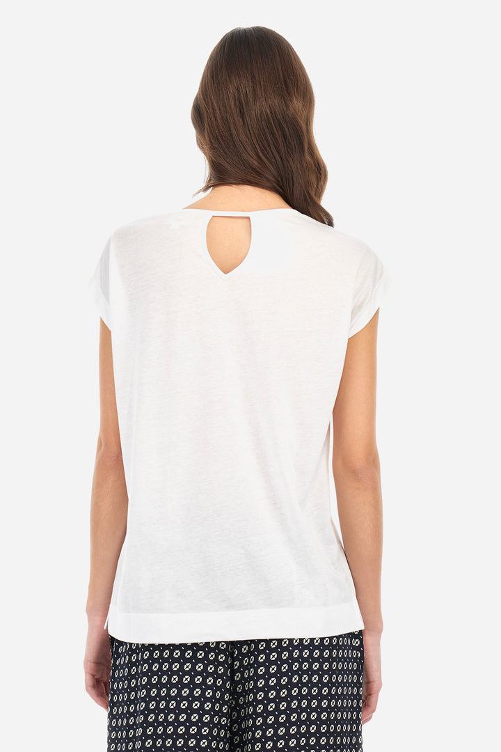La Martina Regular Fit T-shirt in Cotton - Ada | White