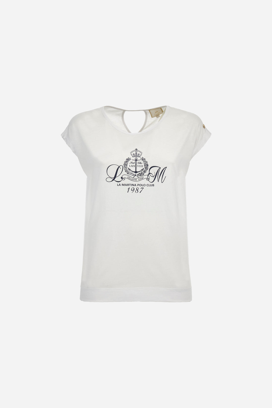 La Martina Regular Fit T-shirt in Cotton - Ada | White
