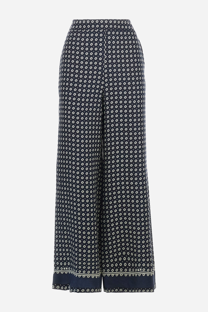 La Martina Regular-Fit Viscose Trousers - Adima | Navy