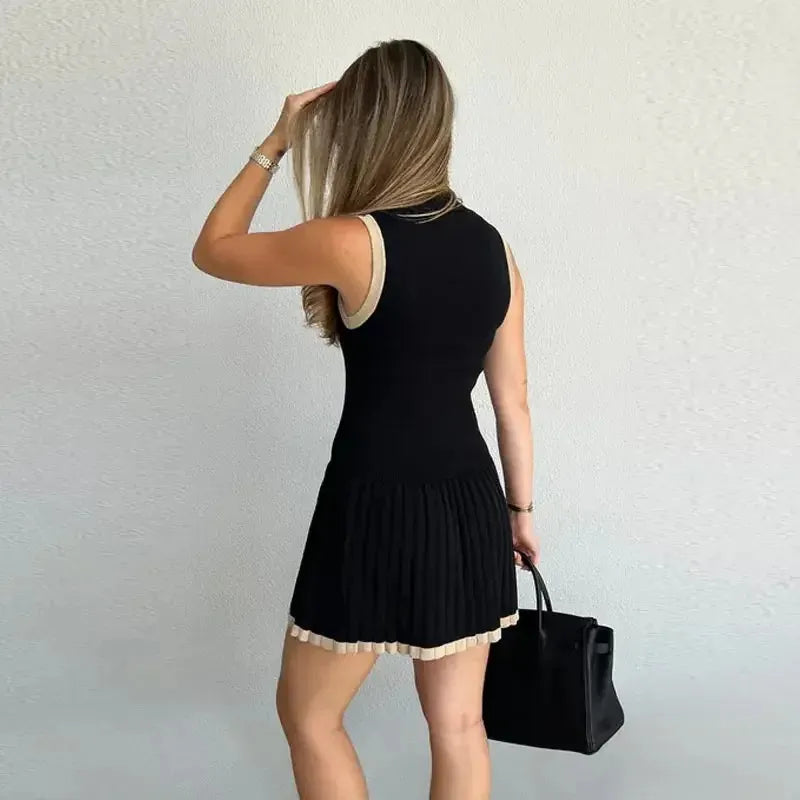 Never Needy Elegant Sleeveless Dress | Black