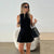 Never Needy Elegant Sleeveless Dress | Black