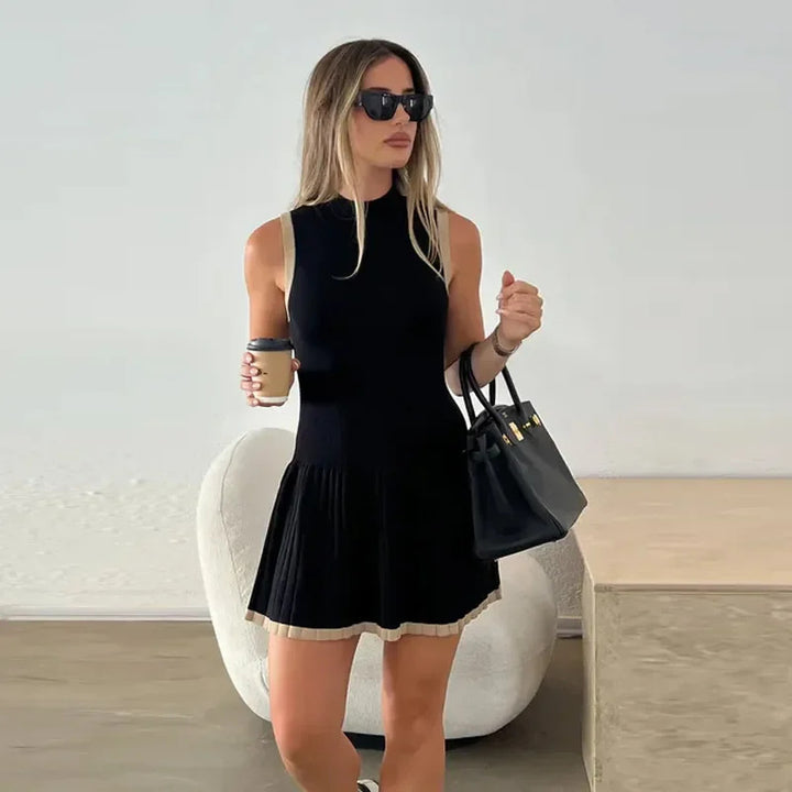 Never Needy Elegant Sleeveless Dress | Black