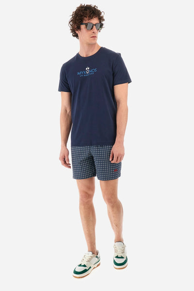 La Martina Regular-fit Swimming Shorts in Synthetic Fabric-Yang | Blue