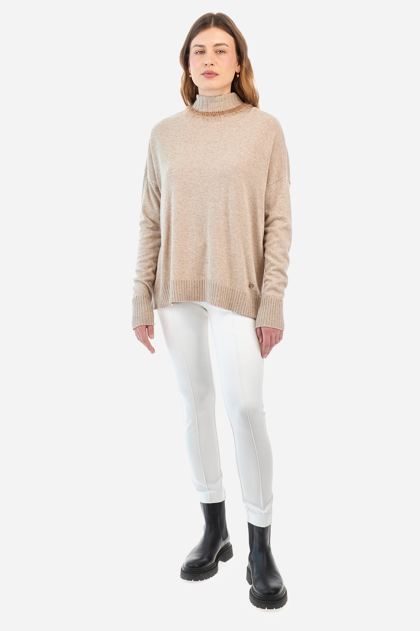 La Martina Turtleneck Pullover | Beige