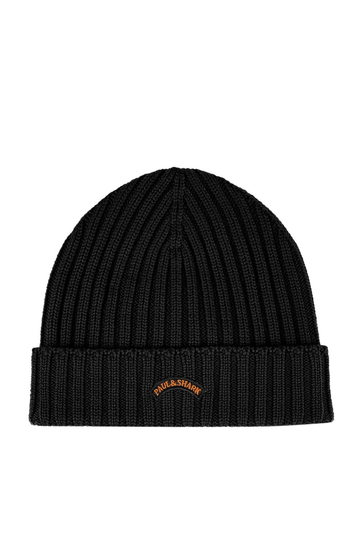 Paul & Shark Moon Badge Soft Cool Touch Beanie | Black