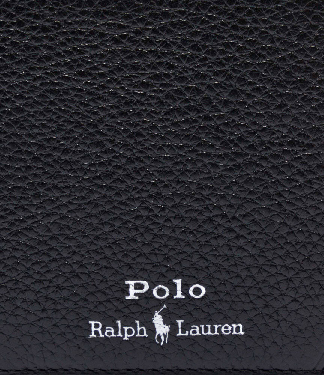 Ralph Lauren Leather Billfold Coin Wallet | Black