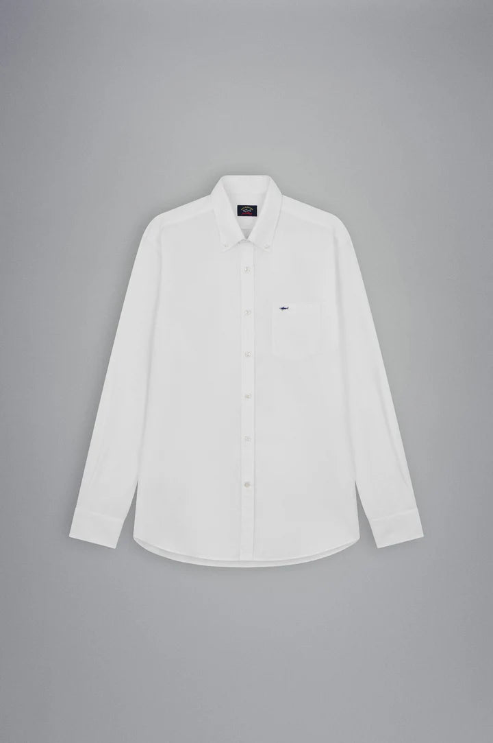 Paul & Shark Cotton Oxford Shirt | White