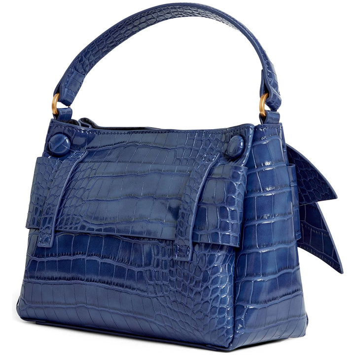 Ted Baker Ssansa Knot Bow Mini Top Handle Bag | Dark Blue