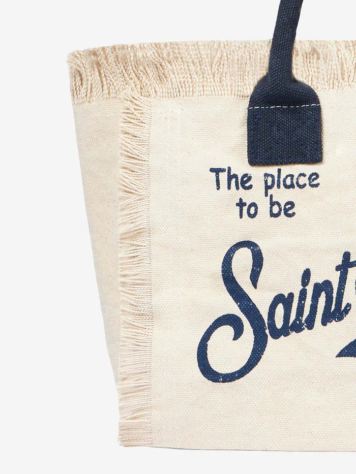 MC2 Saint Barth Colette Small Canvas Bag | Ecru