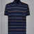 Paul & Shark Double Mercerised Jersey Cotton Polo Shirt | Navy/Multi