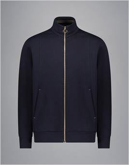 Paul & Shark Active Fleece Cotton Full Zip Cardigan | Navy