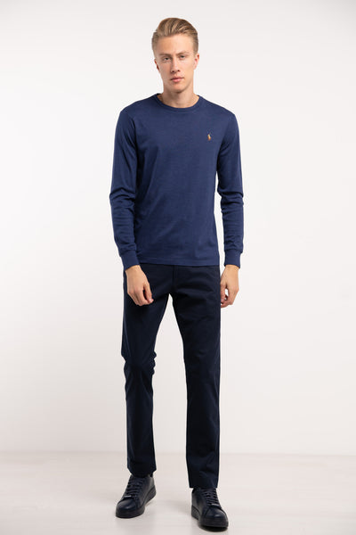 Ralph Lauren Custom Slim Fit Soft Cotton T-Shirt | Spring Navy