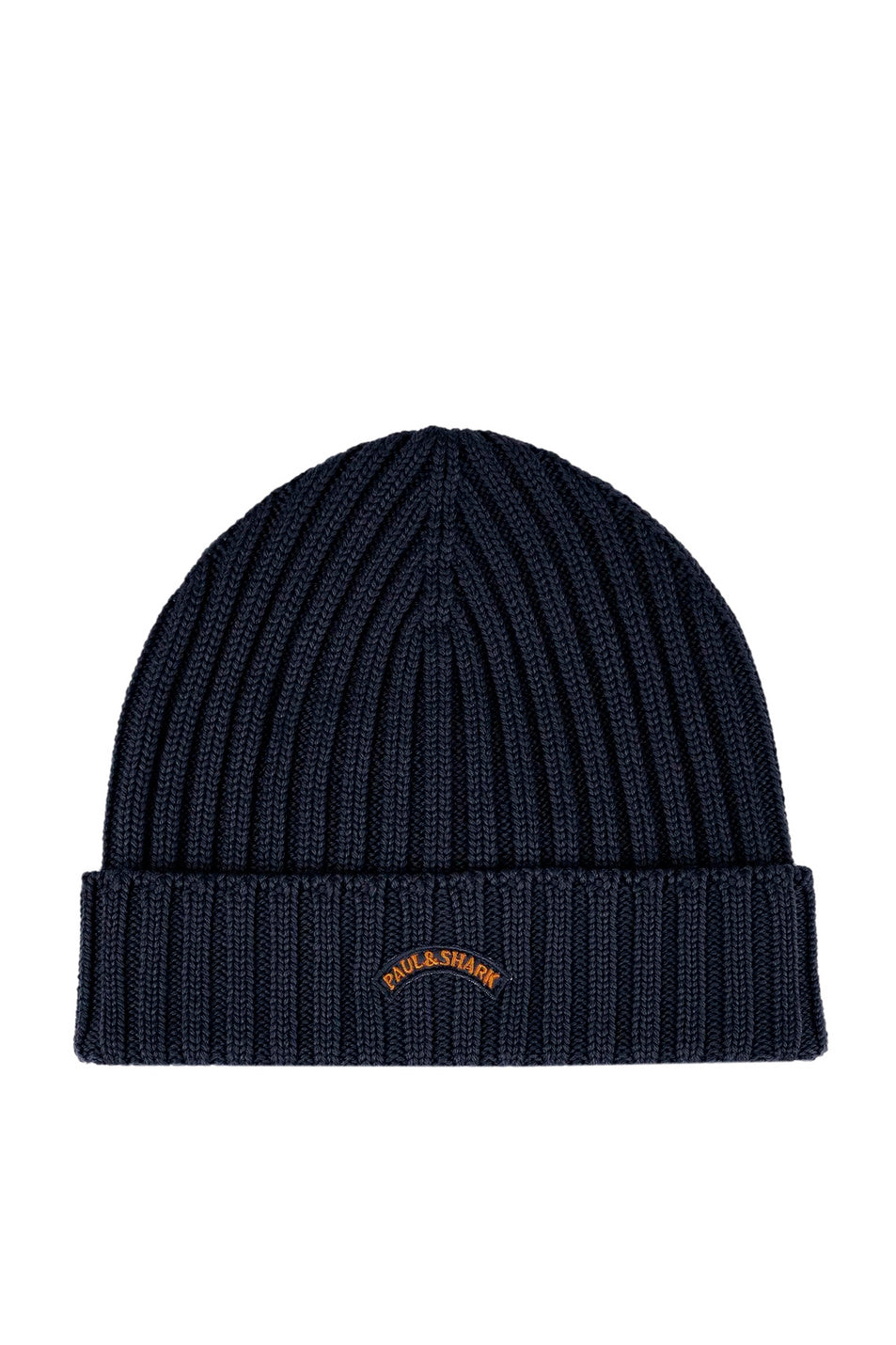 Paul & Shark Moon Badge Soft Cool Touch Beanie | Navy