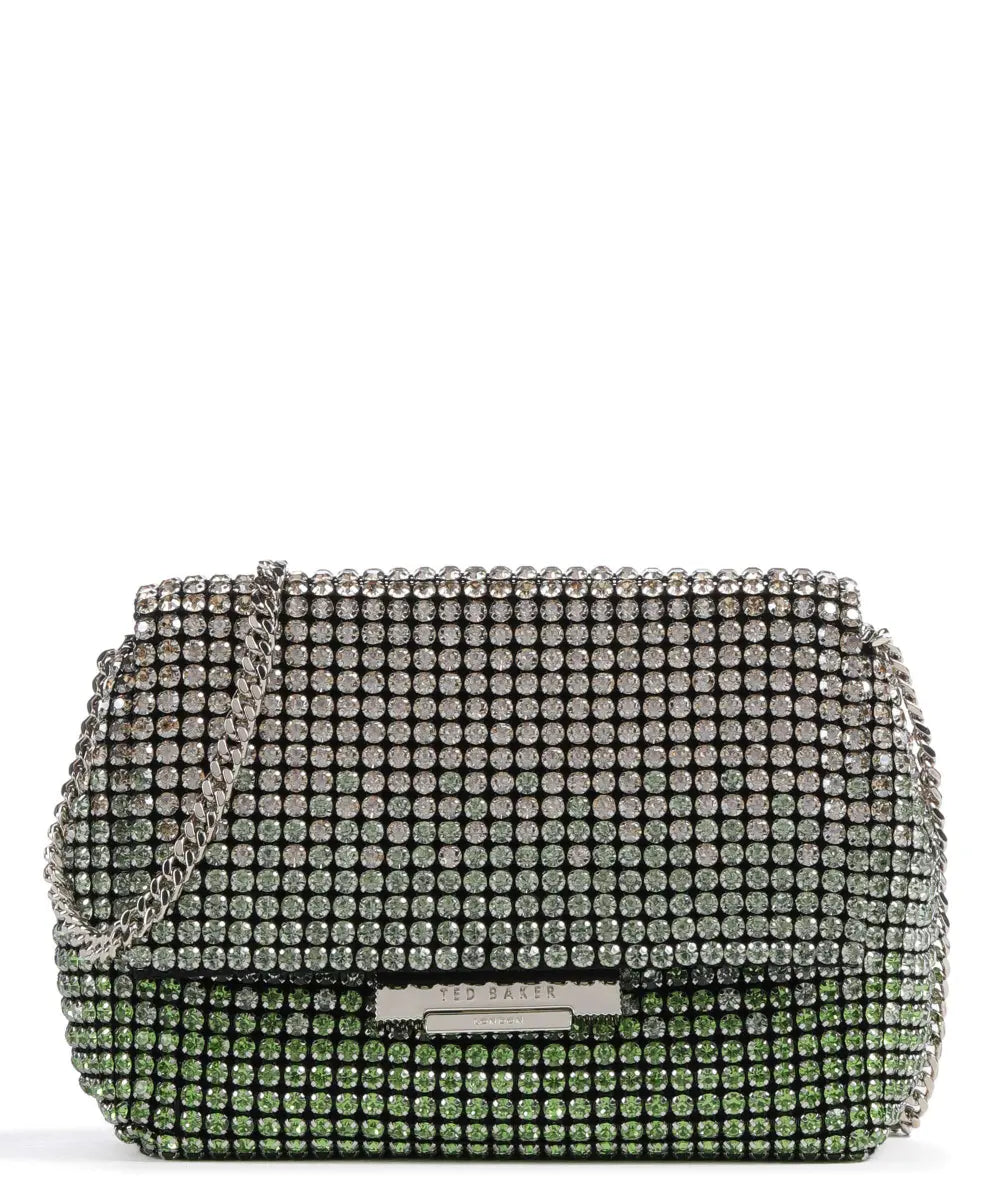 Ted Baker Gliters Crystal Mini Cross Body Bag | Green