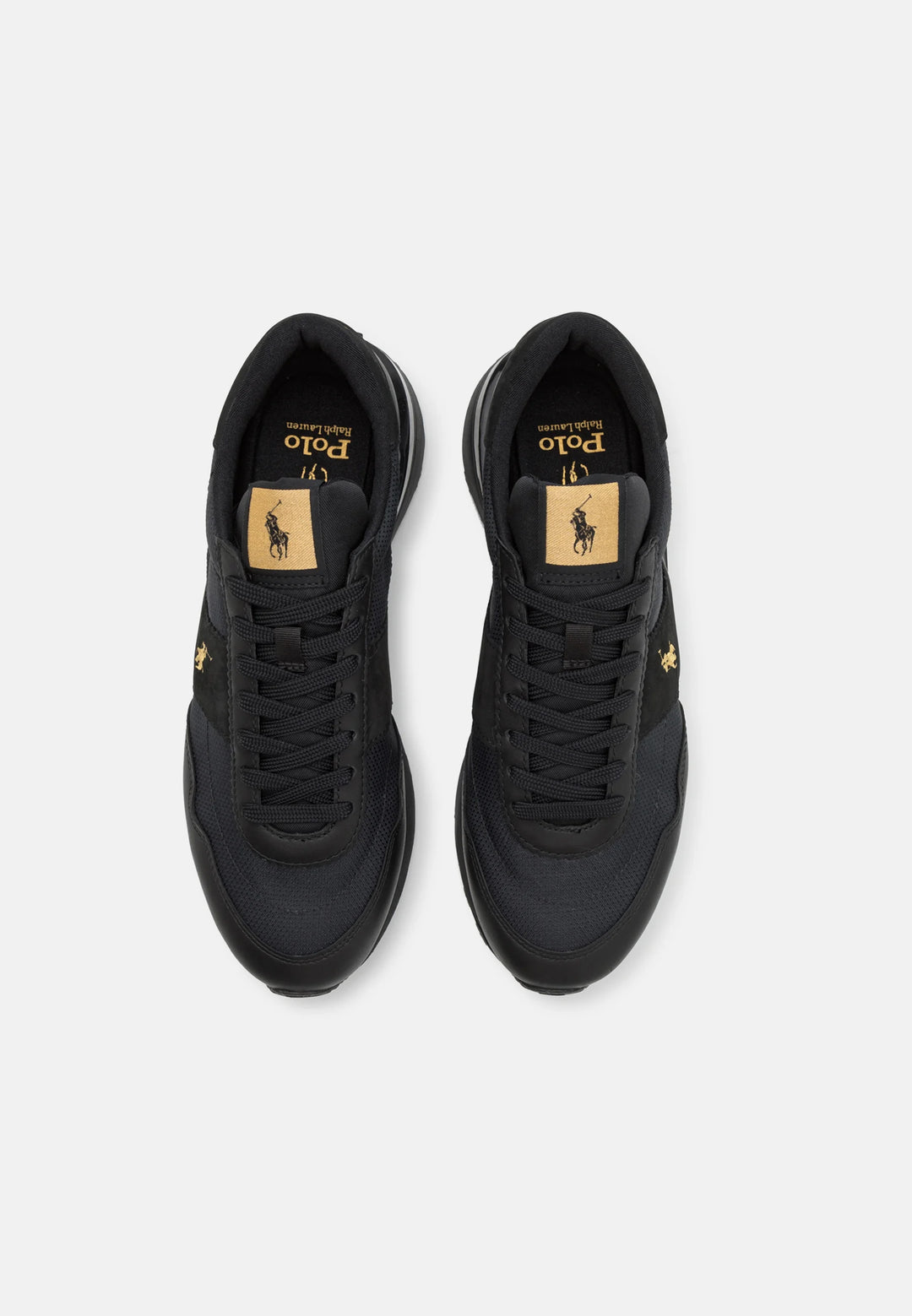 Ralph Lauren Men's Low Top Lace Sneakers Train 89 | Black