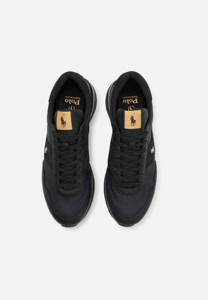 Ralph Lauren Men's Low Top Lace Sneakers Train 89 | Black