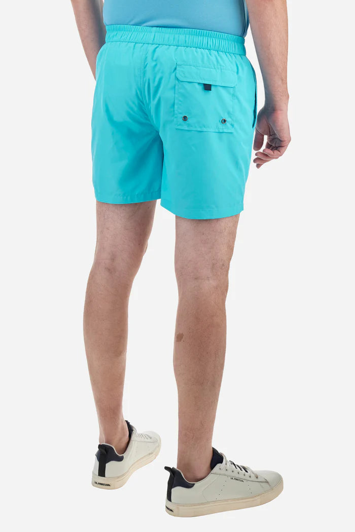 La Martina Regular Fit Nylon Swimsuit - Clint | Turquoise