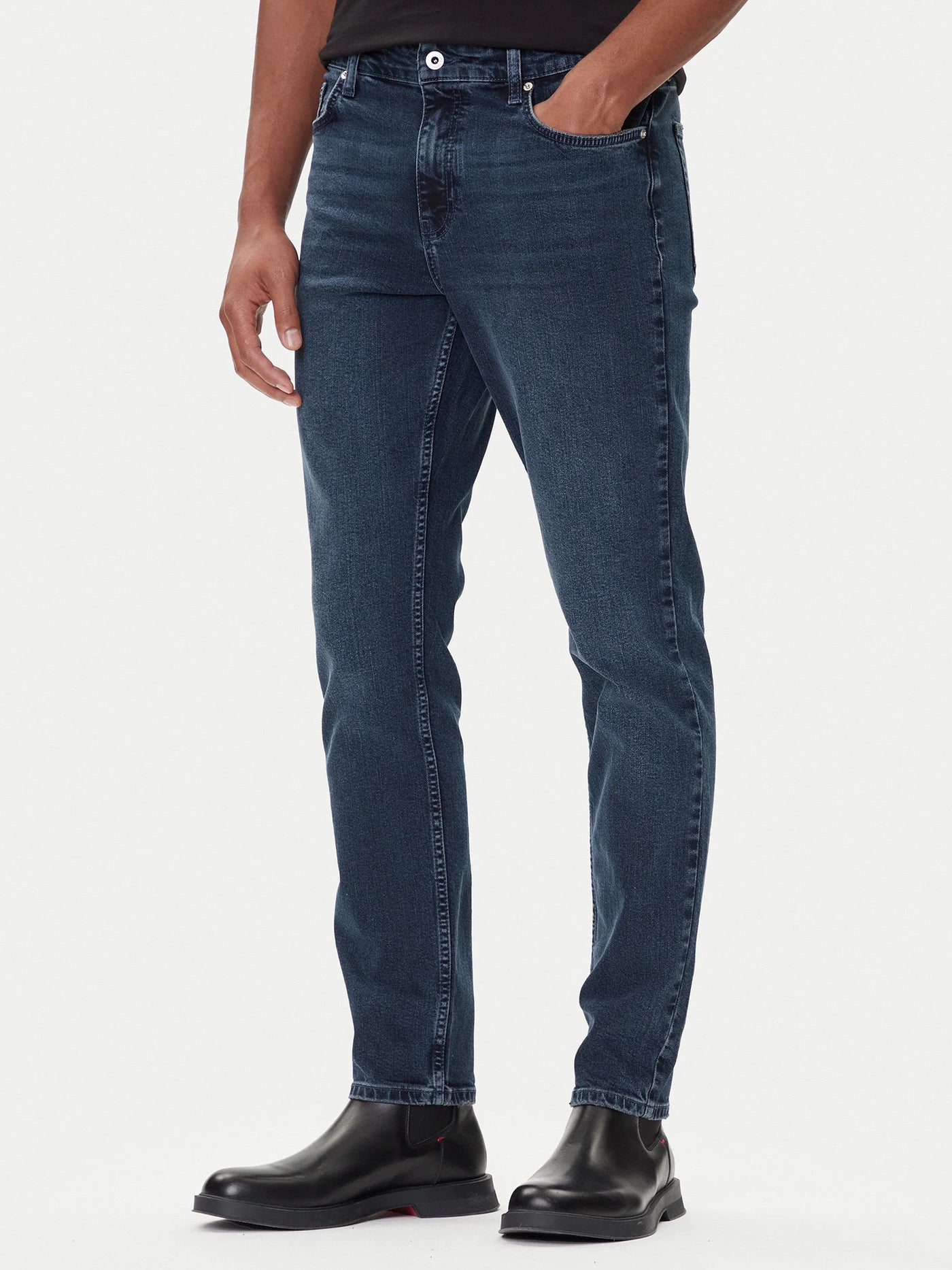 Karl Lagerfeld Slim Fit Denim | Blue Black