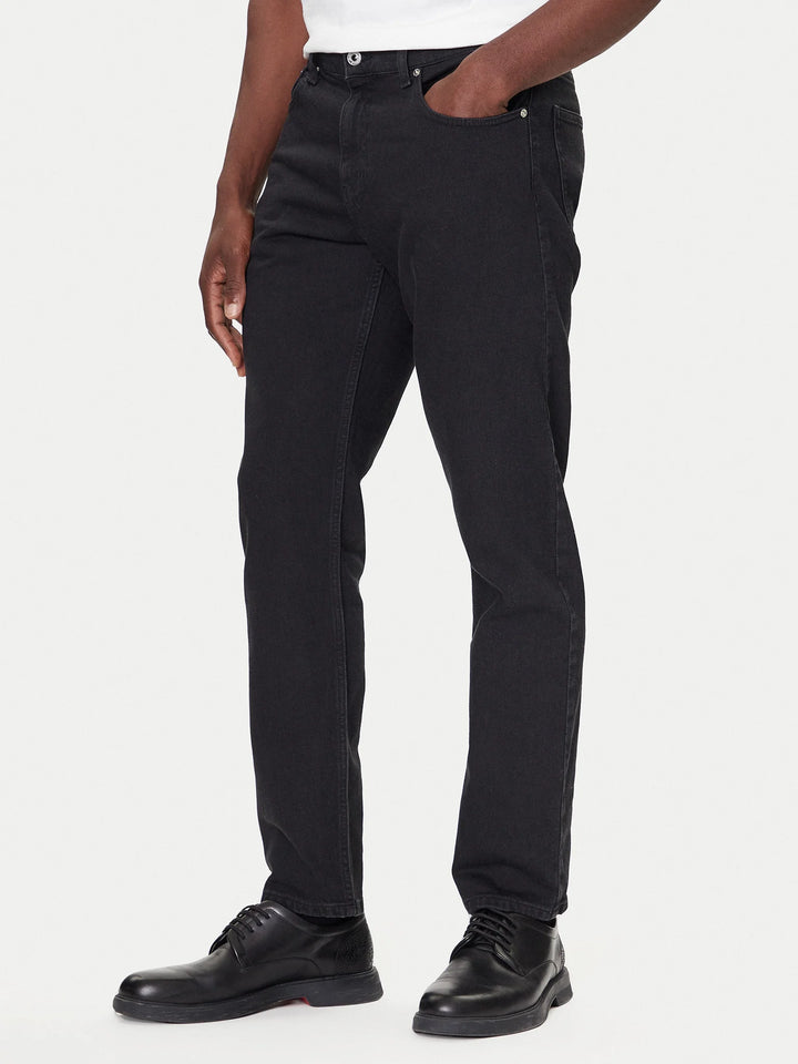 Karl Lagerfeld Men's Tapered Denim | Black